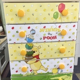 【美品】 大田区送料無料 キャラクターチェスト 73×100㎝ ...