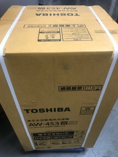 TOSHIBA 全自動洗濯機 AW-4S3