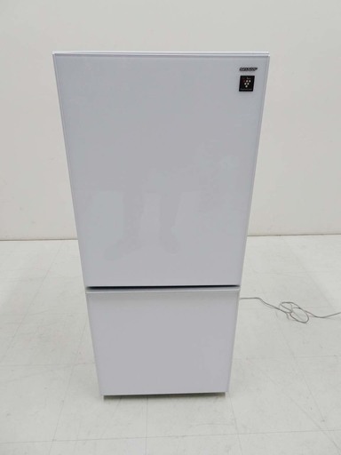 美品 動作保証 SHARP シャープ 高品位ガラスドア  プラズマクラスター 冷蔵庫 SJ-GD14C 137L 2017年製