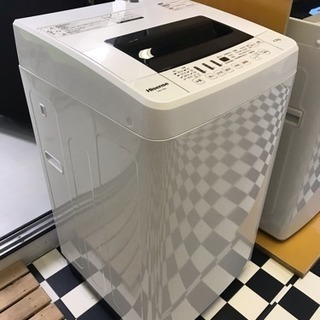 20％OFFキャンペーン【リサイクルサービス八光　田上店　安心の3か月保証　配達・設置OK】ハイセンス 全自動洗濯機 HW-T45A