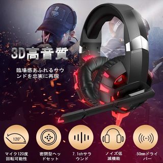 ゲーミングヘッドセットの画像