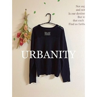 ☆URBANITY☆アーバニティ  デコルテシースルーニットの画像