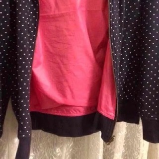 【実家品】graniph 春服 秋服 リバーシブルパーカー レディース 比較的美品の画像