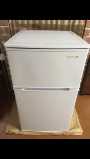 2ドア 冷蔵庫  90L
