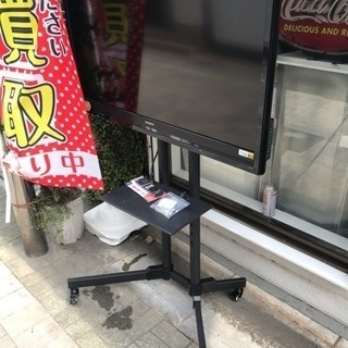 動まだあります！作チェック済みSONY 46インチテレビ キャスター付 6ヶ月保証付！の画像