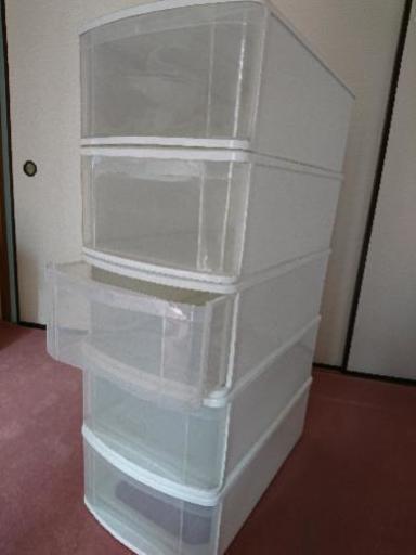 ①衣装ケース 5個セット