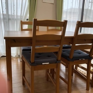 【3/23.24取りに来られる方限定】IKEA ダイニングテーブルセットの画像