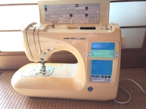 値下げ！家庭用高級ミシン！処分のためJUKI HZL-008N