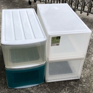 中古★衣装ケース 押入れケース 4個セット