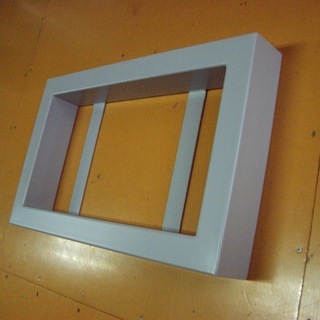 *オリジナル手作り　ナンバー枠大型用 75x45角タイプの画像
