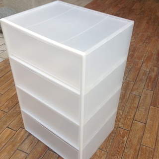 (交渉中)　激安！！未使用品！！ 【 無印良品 】 四段 収納チェスト