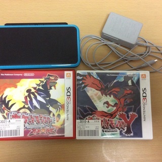 Nintendo 2DSLL 本台、充電器、ソフト付き
