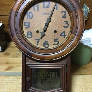 【ジャンク品】アンティーク壁掛け時計差し上げます。