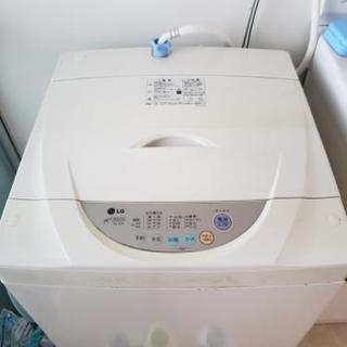 洗濯機　無料　4.5kg 　入れ替えのため