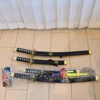 最終値下げ!　未使用 日本刀 刀 忍者 セット 衣装 小道具 侍...