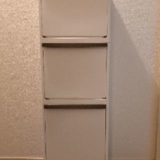 分別ごみ箱　3段　ダストボックス　キャスター付き