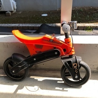 キックバイクカスタム メーターと鍵とスイッチ付き