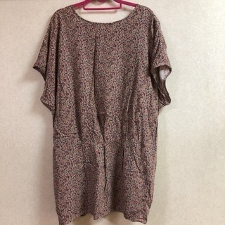コクーンワンピース チュニックの画像