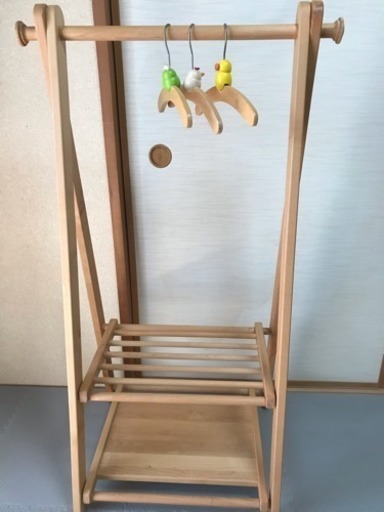 値下げ！キッズ用ハンガーラック