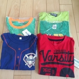 子供服新品男の子用120cm Tシャツ