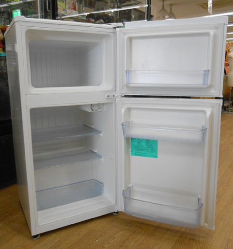 ハイアール 2ドア 冷蔵庫 JR-N100C 98L 右開き ホワイト HAIER 100Lクラス ☆ PayPay(ペイペイ)決済可能 ☆ 札幌市 清田区 平岡