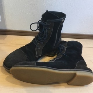 JUN Red 革靴 スウェード地 (起毛) ブーツの画像