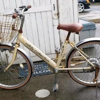 【週末値下げ中！】★自転車 22インチ アイボリー★ 春休みまで！