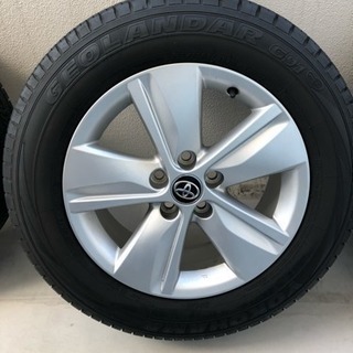 60系ハリアー　純正ホイール　17インチ4本セット【タイヤ付】 ハリアー 60系 前期 純正 17インチ タイヤ4本セット