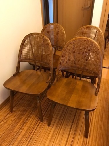 【カリモク】ダイニングチェア 4脚1セット