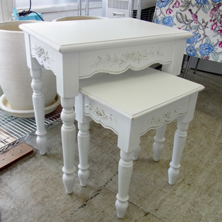 南12条店 フランス カントリーコーナー社 ネストテーブル ロマンス