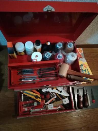 値下げ☆レザークラフト工具類(中古)