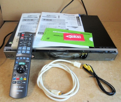 ☆パナソニック Panasonic DMR-BW900 DIGAブルーレイBD\u0026HDDレコーダー 1TB◆キレイ！長時間！