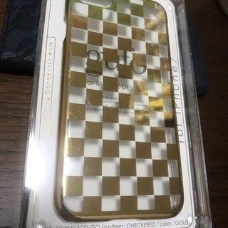 未使用未開封 iPhone7 対応 ケース gufo チェッカー...