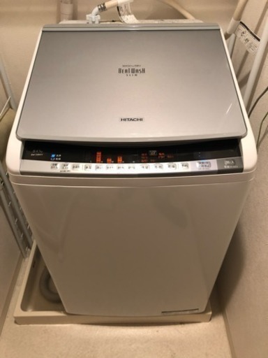 2021年まで保証有／美品【日立 洗濯乾燥機 BW-D8WV】ビートウォッシュ