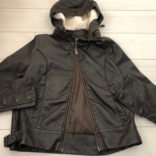 riddle ジャンパー ブルゾン フェイクレザーの画像