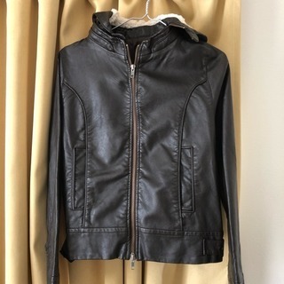 riddle ジャンパー ブルゾン フェイクレザー