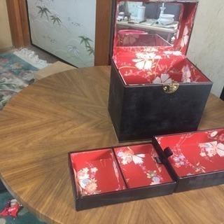 3段手提げ式小物入れの画像