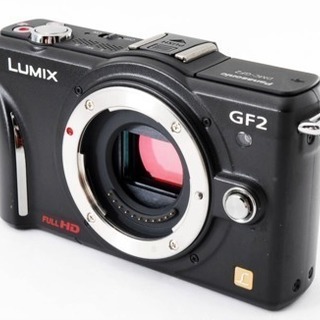 ✩超美品✩ Panasonic パナソニック LUMIX DMC-GF2 ボディ ブラック 元箱付きの画像