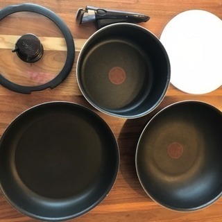 ティファール☆フライパン お鍋 取っ手 蓋 おまけつき