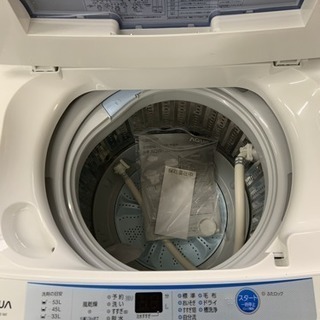 洗濯機 6kg アクア 2017年製 AQW-S60E