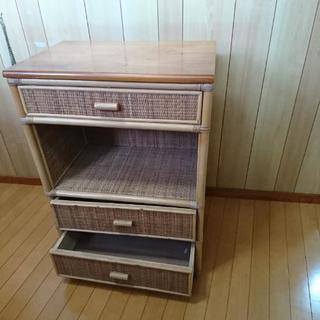 あげます。藤収納タンス 早く取引できるかた