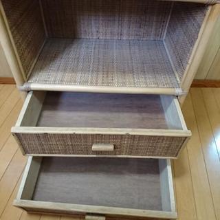 あげます。藤収納タンス 早く取引できるかたの画像