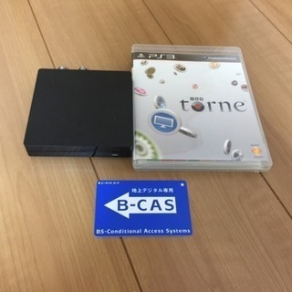 地デジ録画できます PS3 本体 torne スト4 アーケードスティック コントローラー2個 ウイイレセットの画像
