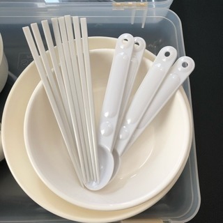 レジャー用食器セット (4人分)の画像