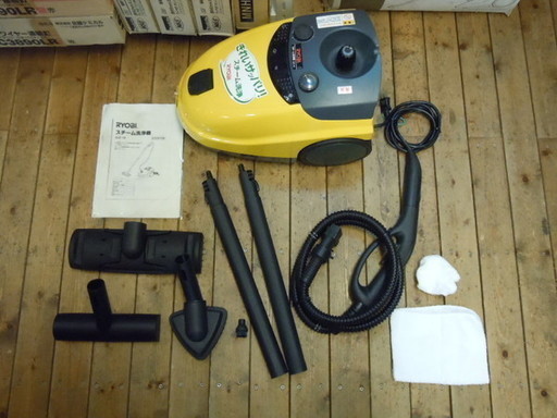 【JR-123】RYOBI(リョービ) スチーム洗浄機 SJC-16 中古品