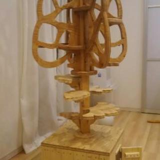 キャット タワー (ツリー ) ハンドメイド（限定値下）の画像