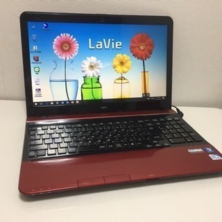 ★極レッド高性能★ サポート充実! NEC無線 Win10 Office2016の画像