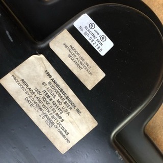 バドワイザー 看板 レア 割れ無し