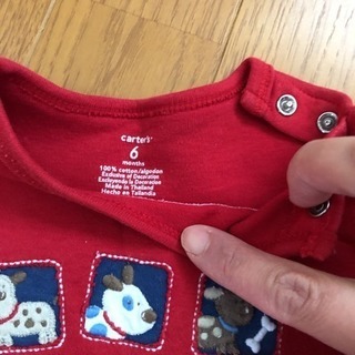 長袖肌着 60と6ヶ月ぐらい用の画像