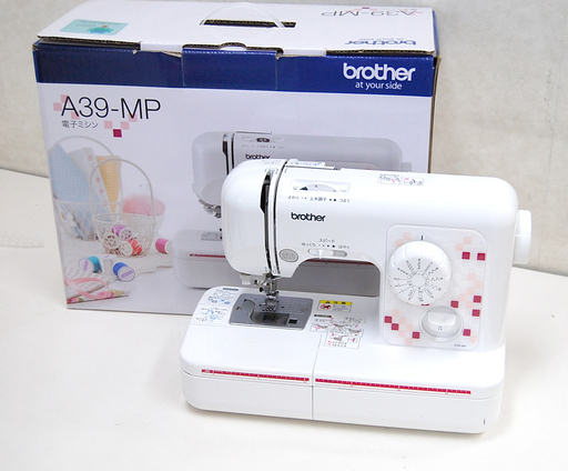 brother 電子ミシン A39-MP 家庭用ミシン ブラザー 自動糸通し機能 無段階スピード調節機能 ☆ PayPay(ペイペイ)決済可能 ☆ 札幌市 清田区 平岡
